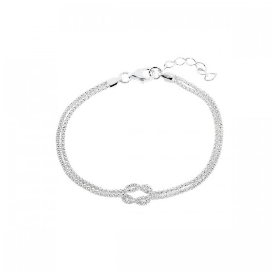 Pulsera Plata Nudo